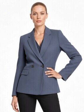 Banana Republic Cotton Blend Periwinkle Petite Blazer (Sz:2)